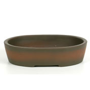 Vaso Cermica Bonsai - Oval -  25,5 x 19 x A.6,5cm